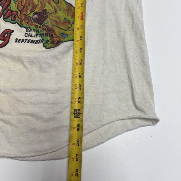 Vintage 80s The US Festival T Shirt L 18x26 Grateful Dead Fleetwood Mac 1982 - Picture 13 of 13